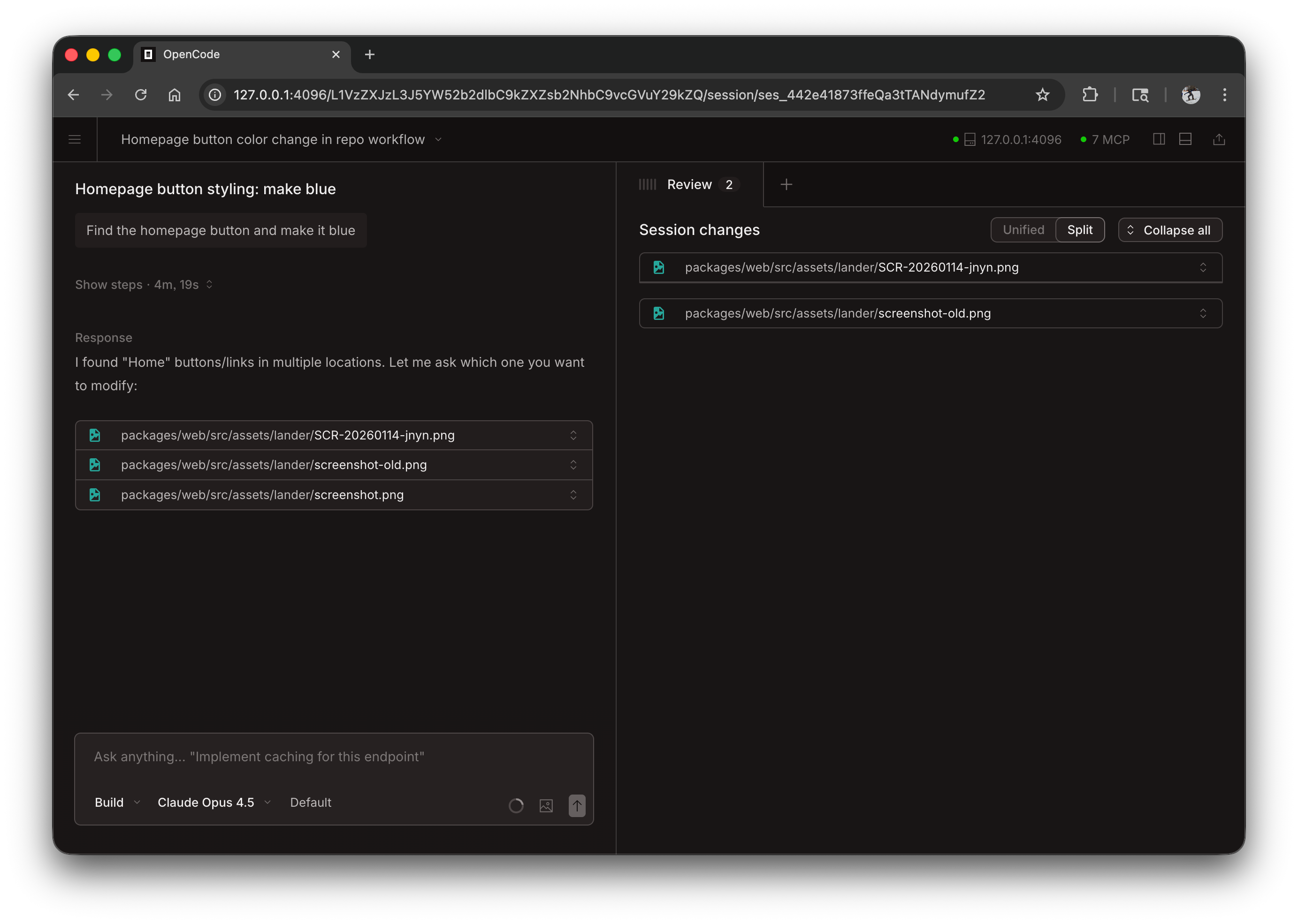 CoDev Code Web - Active Session